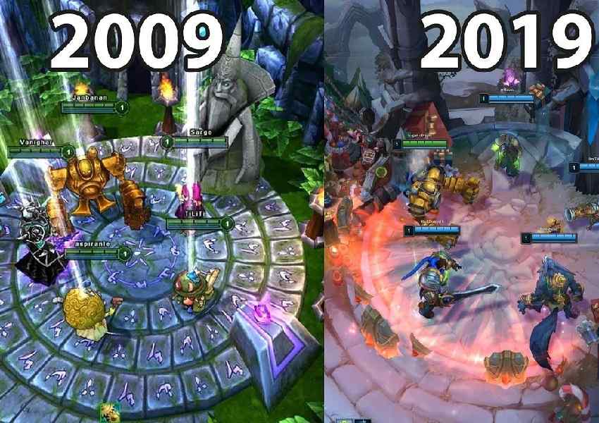 Liên minh huyền thoại ngày phát hành ban đầu là ngày 27 tháng 10 năm 2009