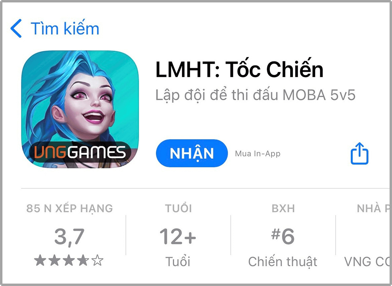 Tải Liên Minh Tốc Chiến trên IOS