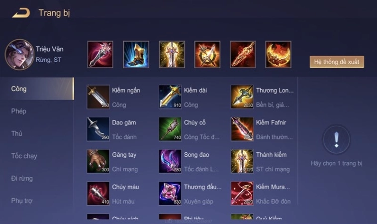 Cách lên đồ Triệu Vân chuẩn mùa mới