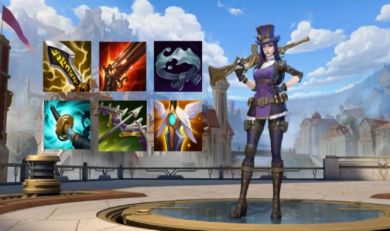 Chi tiết cách lên đồ Caitlyn cho game thủ