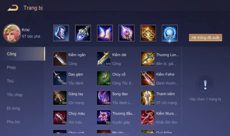 Chi tiết cách lên đồ Krixi tốt nhất cho mùa mới